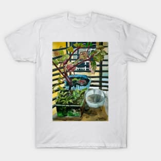 Urban Nature: A Balcony View T-Shirt